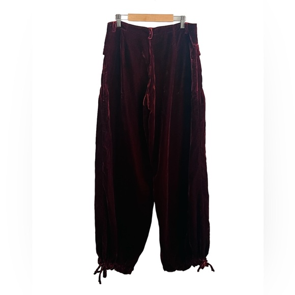 Free People We The Free Lotus Baggy Velvet Jogger Pants - Picture 7 of 10